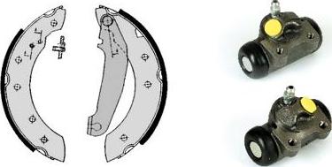 Brembo H 86 004 - Комплект тормозных колодок, барабанные autospares.lv