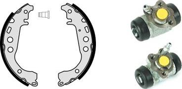 Brembo H 83 010 - Комплект тормозных колодок, барабанные autospares.lv