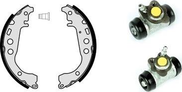 Brembo H 83 011 - Комплект тормозных колодок, барабанные autospares.lv