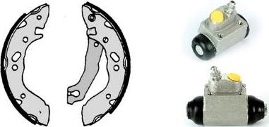 Brembo H 30 001 - Комплект тормозных колодок, барабанные autospares.lv