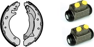 Brembo H 24 043 - Комплект тормозных колодок, барабанные autospares.lv