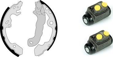 Brembo H 24 069 - Комплект тормозных колодок, барабанные autospares.lv