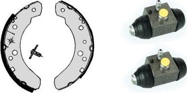 Brembo H 24 067 - Комплект тормозных колодок, барабанные autospares.lv