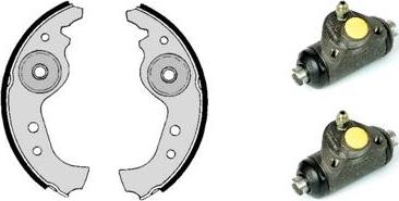 Brembo H 23 008 - Комплект тормозных колодок, барабанные autospares.lv