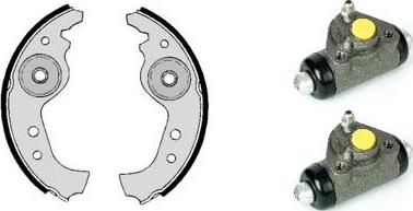 Brembo H 23 007 - Комплект тормозных колодок, барабанные autospares.lv