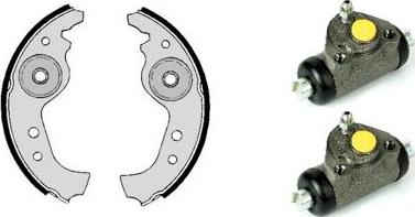 Brembo H 23 012 - Комплект тормозных колодок, барабанные autospares.lv