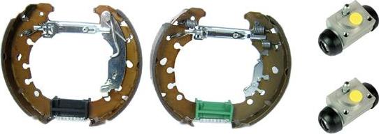 Brembo K 59 046 - Комплект тормозных колодок, барабанные autospares.lv