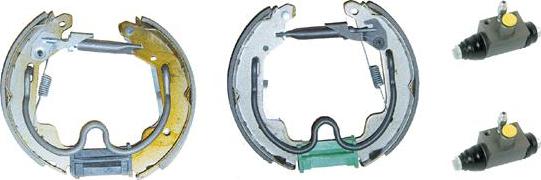 Brembo K 59 040 - Комплект тормозных колодок, барабанные autospares.lv