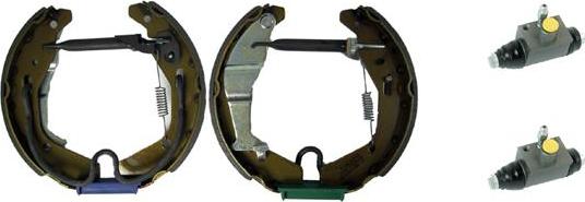 Brembo K 59 048 - Комплект тормозных колодок, барабанные autospares.lv