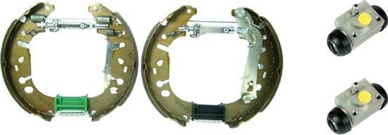 Brembo K 59 047 - Комплект тормозных колодок, барабанные autospares.lv