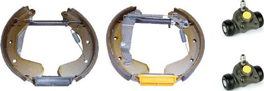 Brembo K 59 027 - Комплект тормозных колодок, барабанные autospares.lv