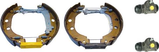 Brembo K 56 010 - Комплект тормозных колодок, барабанные autospares.lv