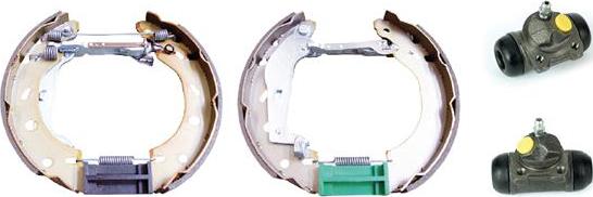 Brembo K 50 005 - Комплект тормозных колодок, барабанные autospares.lv