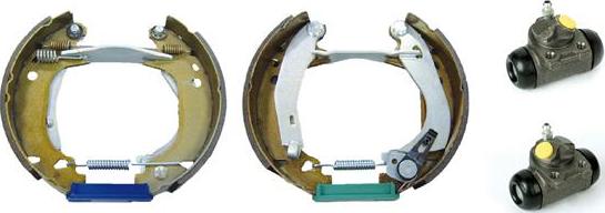 Brembo K 61 041 - Комплект тормозных колодок, барабанные autospares.lv