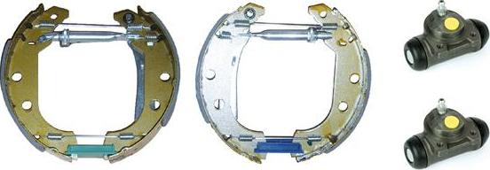 Brembo K 61 069 - Комплект тормозных колодок, барабанные autospares.lv