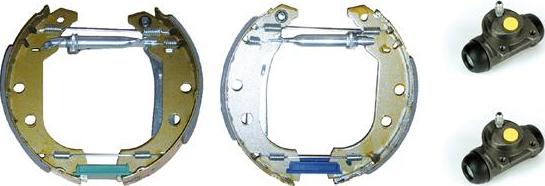 Brembo K 61 071 - Комплект тормозных колодок, барабанные autospares.lv