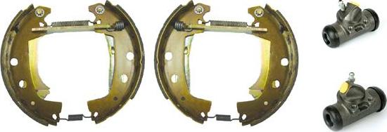 Brembo K 68 004 - Комплект тормозных колодок, барабанные autospares.lv