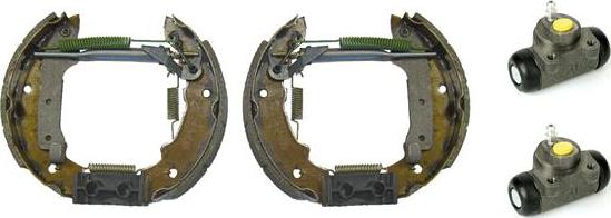 Brembo K 68 008 - Комплект тормозных колодок, барабанные autospares.lv