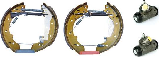 Brembo K 68 015 - Комплект тормозных колодок, барабанные autospares.lv