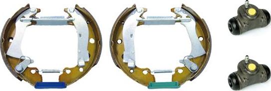 Brembo K 68 018 - Комплект тормозных колодок, барабанные autospares.lv