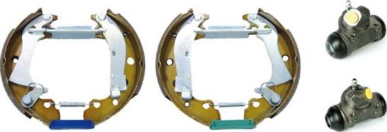 Brembo K 68 017 - Комплект тормозных колодок, барабанные autospares.lv