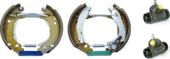 Brembo K 68 026 - Комплект тормозных колодок, барабанные autospares.lv