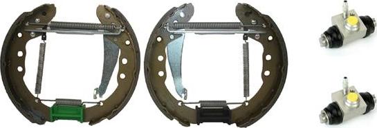 Brembo K 85 032 - Комплект тормозных колодок, барабанные autospares.lv