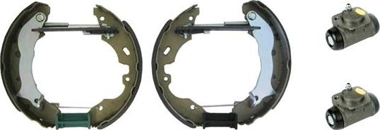 Brembo K 24 040 - Комплект тормозных колодок, барабанные autospares.lv