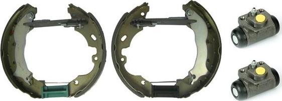 Brembo K 24 041 - Комплект тормозных колодок, барабанные autospares.lv