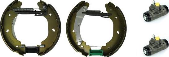 Brembo K 24 068 - Комплект тормозных колодок, барабанные autospares.lv