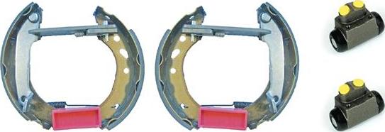 Brembo K 24 031 - Комплект тормозных колодок, барабанные autospares.lv