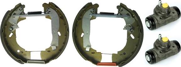 Brembo K 24 038 - Комплект тормозных колодок, барабанные autospares.lv