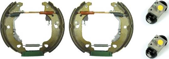 Brembo K 23 046 - Комплект тормозных колодок, барабанные autospares.lv