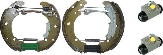 Brembo K 23 051 - Комплект тормозных колодок, барабанные autospares.lv