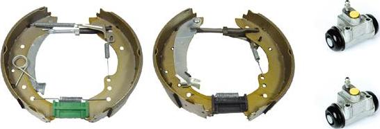 Brembo K 23 035 - Комплект тормозных колодок, барабанные autospares.lv