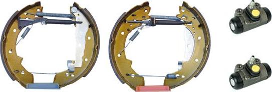 Brembo K 79 003 - Комплект тормозных колодок, барабанные autospares.lv