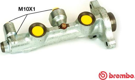 Brembo M 59 026 - Главный тормозной цилиндр autospares.lv