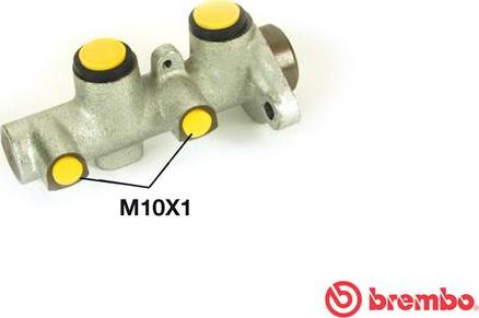 Brembo M 15 001 - Главный тормозной цилиндр autospares.lv