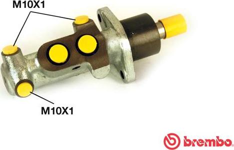 Brembo M 83 014 - Главный тормозной цилиндр autospares.lv