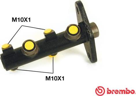 Brembo M 24 013 - Главный тормозной цилиндр autospares.lv