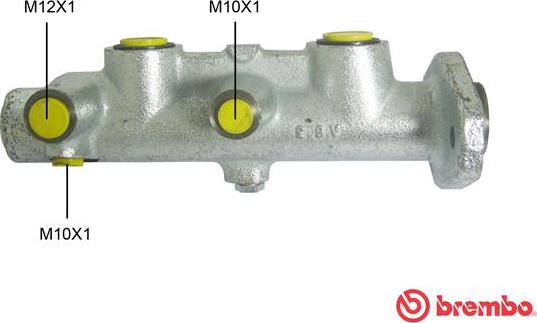 Brembo M 24 028 - Главный тормозной цилиндр autospares.lv