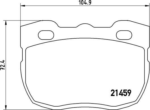 Brembo P 99 001 - Тормозные колодки, дисковые, комплект autospares.lv