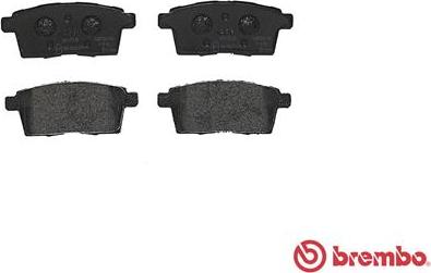 Brembo P 49 041 - Тормозные колодки, дисковые, комплект autospares.lv