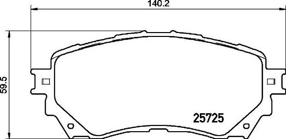 Brembo P 49 048 - Тормозные колодки, дисковые, комплект autospares.lv