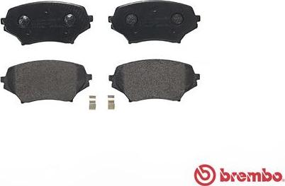 Brembo P 49 043 - Тормозные колодки, дисковые, комплект autospares.lv