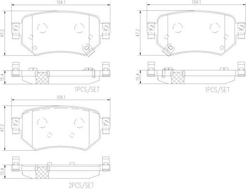 Brembo P49059N - Тормозные колодки, дисковые, комплект autospares.lv