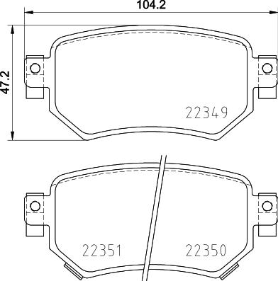 Brembo P 49 059 - Тормозные колодки, дисковые, комплект autospares.lv