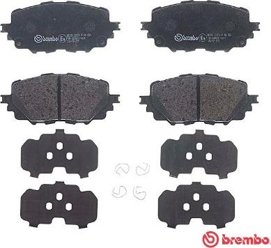 Brembo P 49 054 - Тормозные колодки, дисковые, комплект autospares.lv