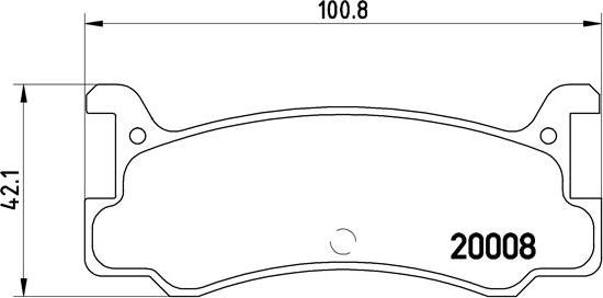 Brembo P 49 005 - Тормозные колодки, дисковые, комплект autospares.lv