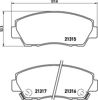 Brembo P 49 014 - Тормозные колодки, дисковые, комплект autospares.lv